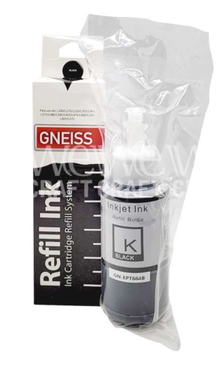 BOTELLA TINTA GNEISS 664 X 70 ML BLACK